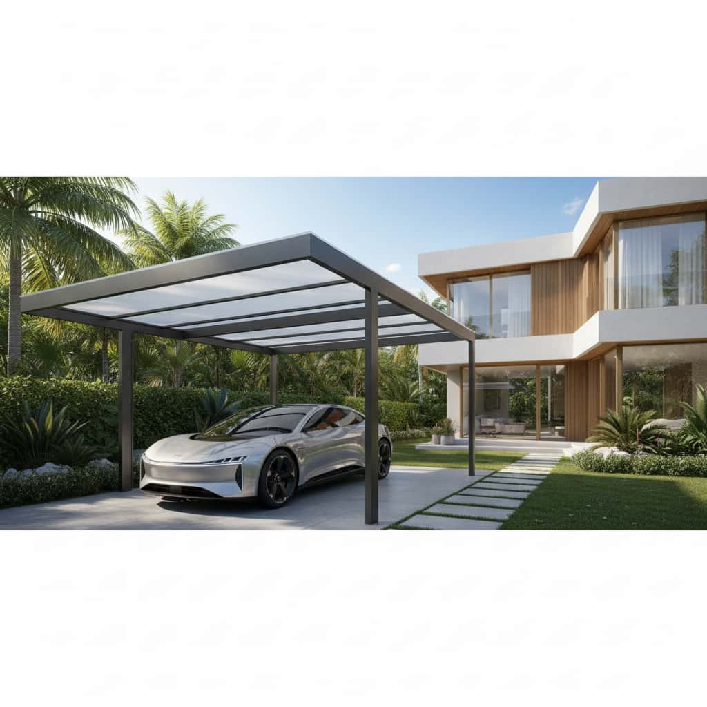 Nowoczesne wiaty garażowe jako stylowa alternatywa dla murowanego garażu